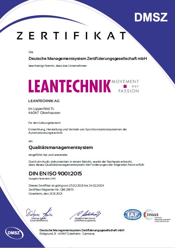 LEANTECHNIK ISO 9001-Preview